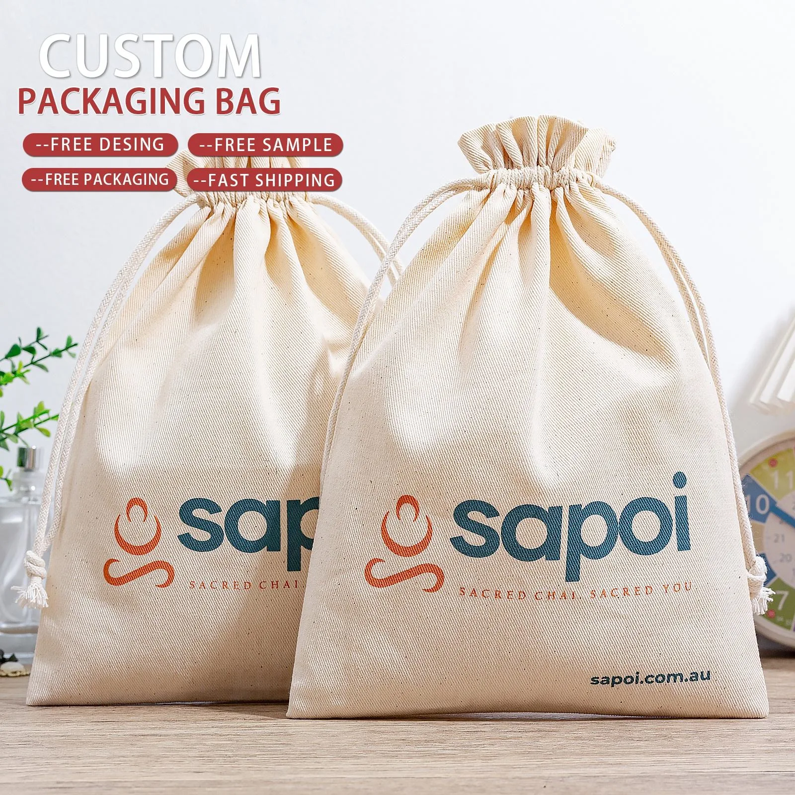 Fabric Drawstring Pouch