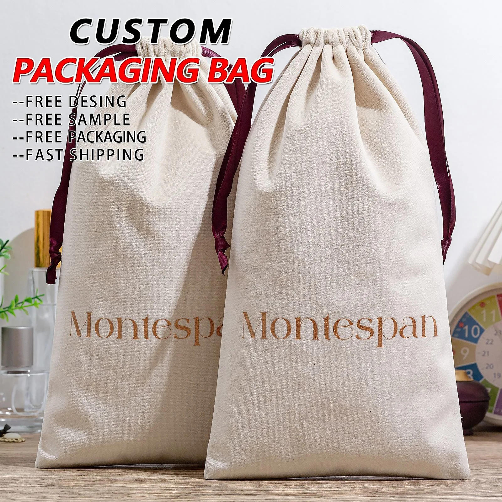 Velvet Drawstring Pouch
