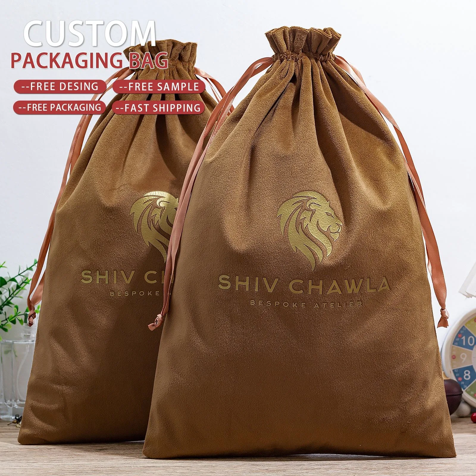 Velvet Drawstring Pouch